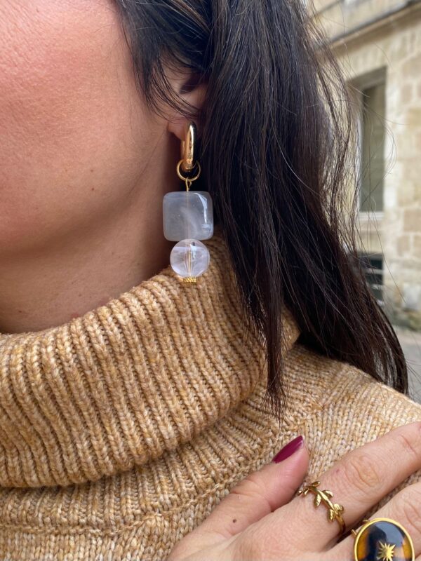 Boucles d’oreilles Mimosa – Image 2