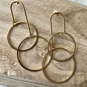 Boucles d'oreilles acier inoxydable